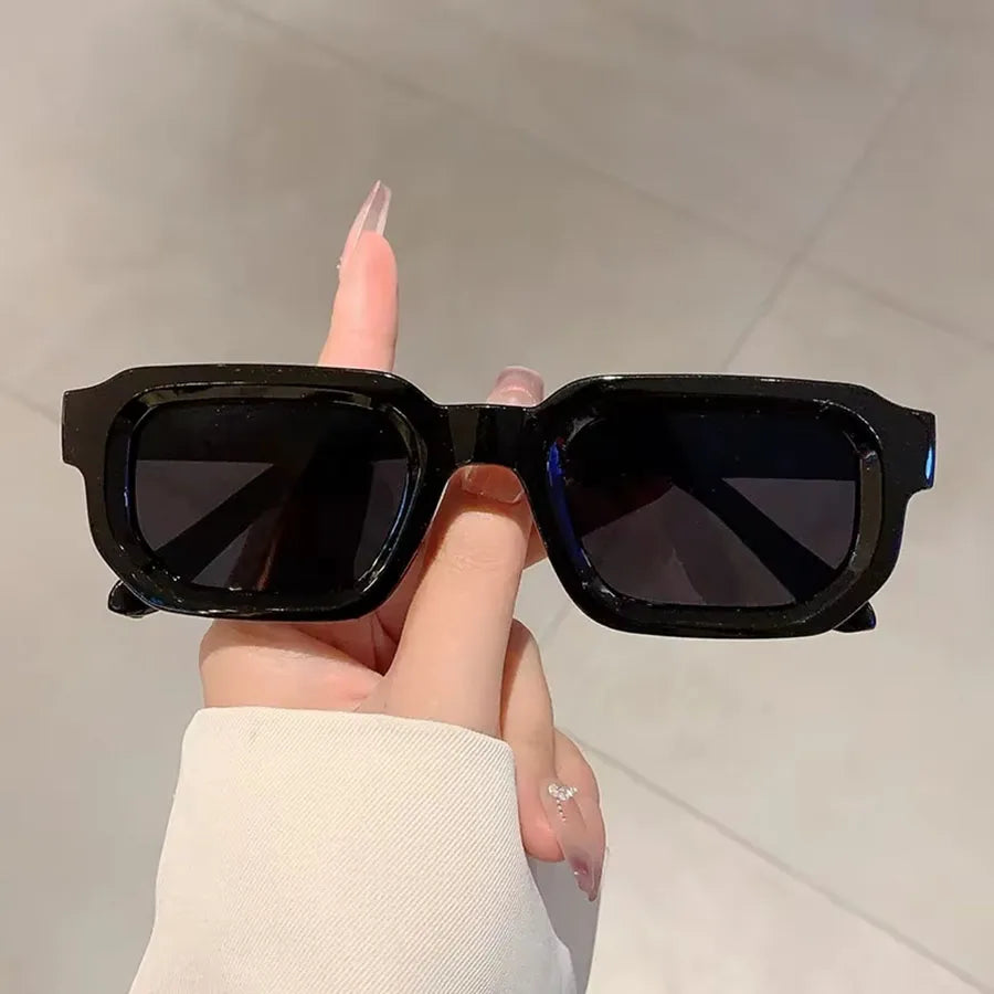 6PCS/Set Women Vintage Rectangle Frame Sunglasses Fashion Retro Sun Glasses Luxury Brand Design Glasses Eyewear Men Goggle