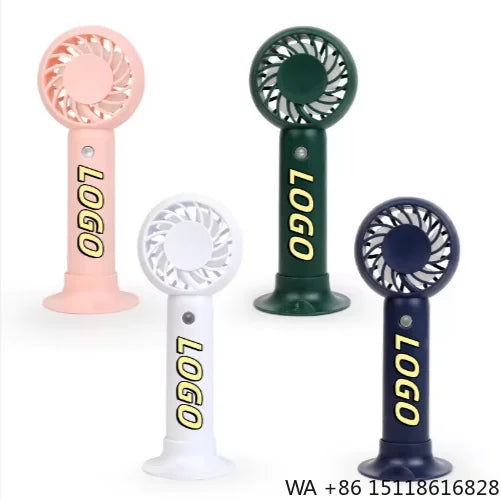 2026 Factory Wholesale Custom logo Portable Mini Fan High Speed Rechargeable USB Handheld Fan Three Speed Fans Cooling for Women