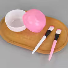 Mask Bowls Set Face Mixing Facial Masks Applicator Stirring Maker Measuring Tool Makeup Rubber Facials Bowl Tools