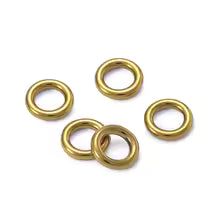 5/10Piece 304 Stainless Steel Gold Closed Soldered Round Shape Jump Rings for DIY Necklace Earrings Jewelry Making Accessories