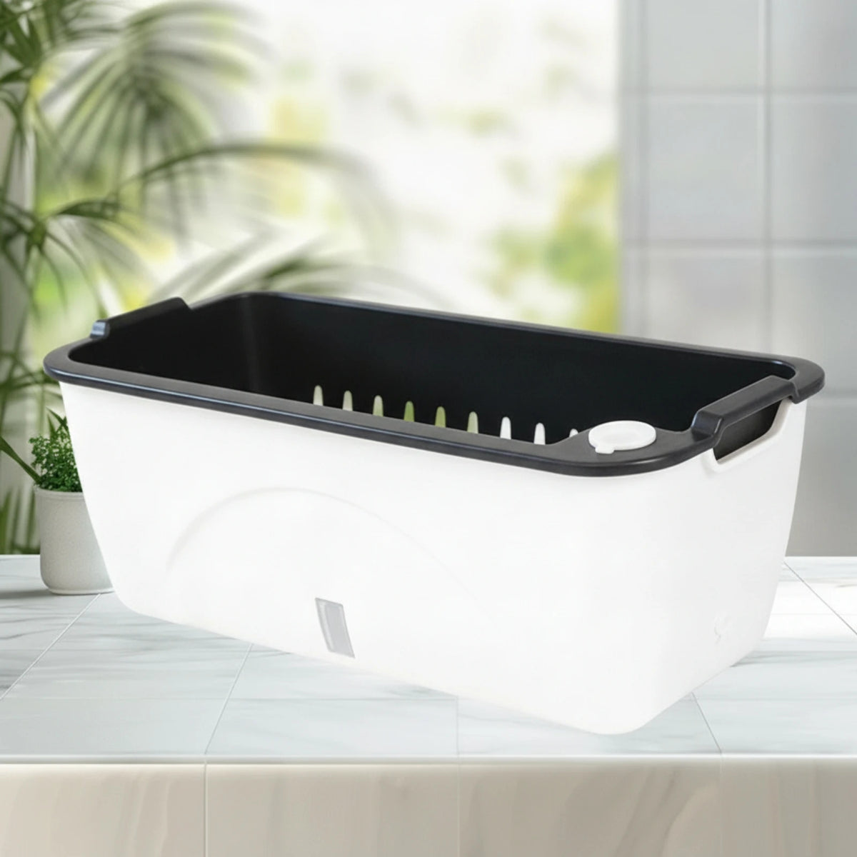 Self-Watering Planter Compact Self Watering Planter Flower Box Long-Lasting Practical for Balcony, Windowsill